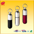 Metal USB Flash Disk Pen Drive Free Logo, Cylindrical Shape USB Stick